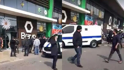 "Bravo"da baş verən silahlı atışmanın görüntüləri - Video