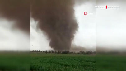 Səudiyyə Ərəbistanınında "Şeytan qasırğası" - VİDEO