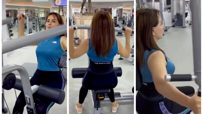 Nailə İslamzadə idman zalından görüntülər paylaşdı - VİDEO 