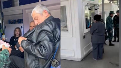 Ermənilər Laçın postunda belə yoxlanılır - YENİ VİDEO