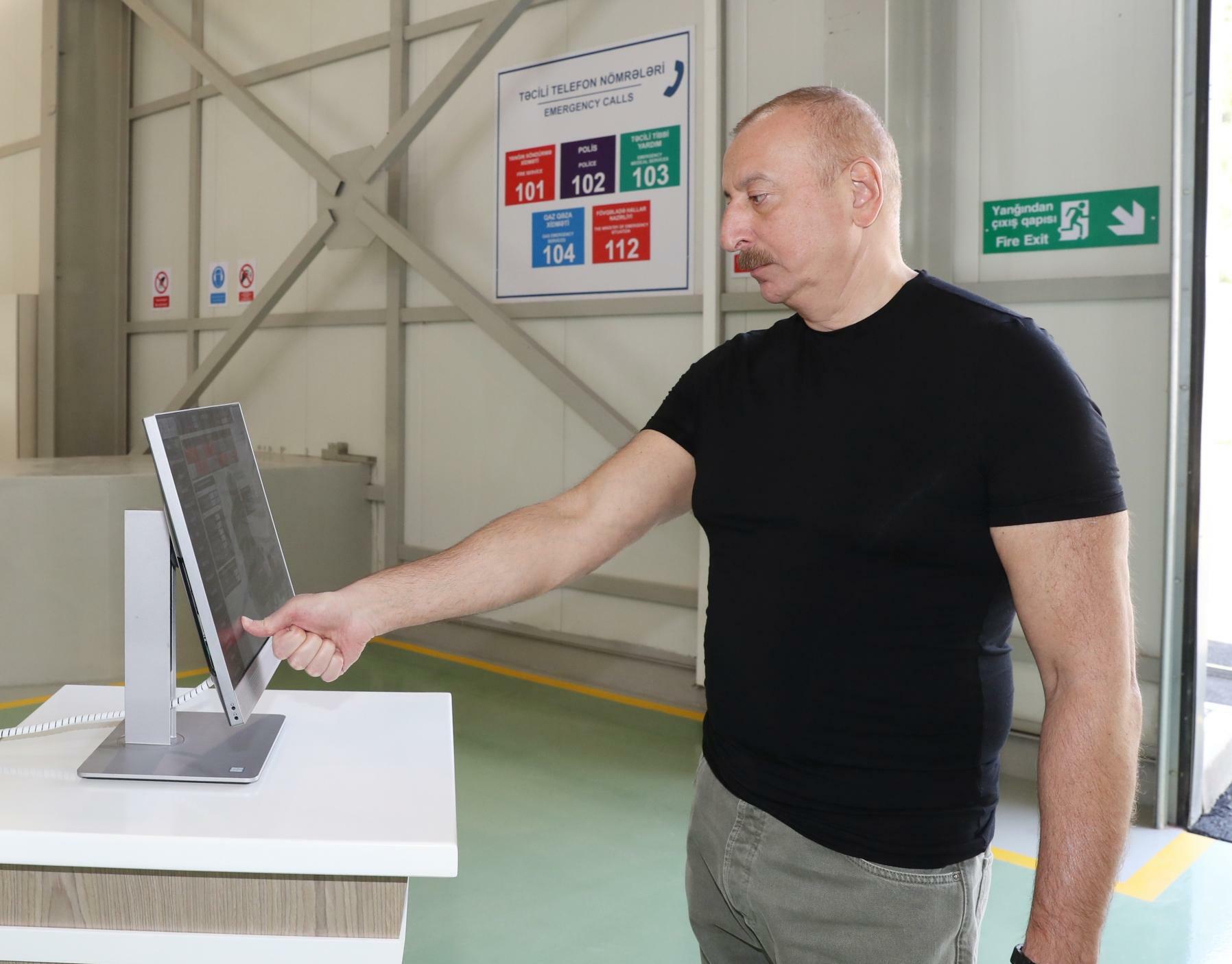 Prezident Kəlbəcərdə “Meydan” Kiçik Su Elektrik Stansiyasının açılışında - FOTO