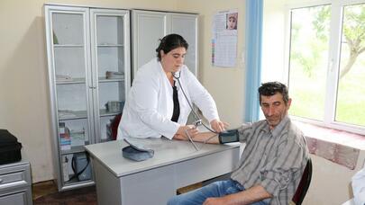 Söyüdlü kənd sakinlərinin tibbi müayinələri təşkil edildi - FOTO