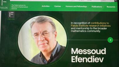 Azərbaycanlı alim Kanadada mükafata layiq görüldü