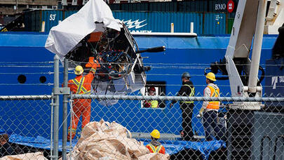 "Titan"ın qəzaya uğradığı yerdə insan qalıqları aşkarlandı