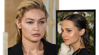 Nəm saçlar geri döndü - FOTO