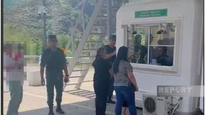 Ermənilər “Laçın” postundan sərbəst keçir - Video