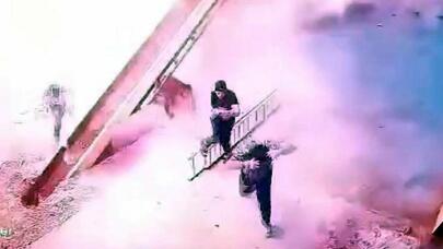 Zavodda baş verən partlayışın anbaan görüntüləri - VİDEO