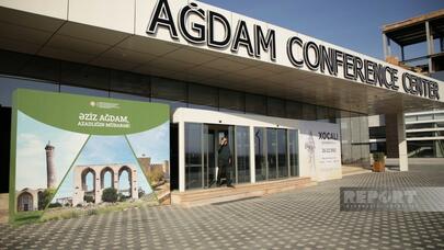 Xarici diplomatlar Ağdam Konfrans Mərkəzində olublar