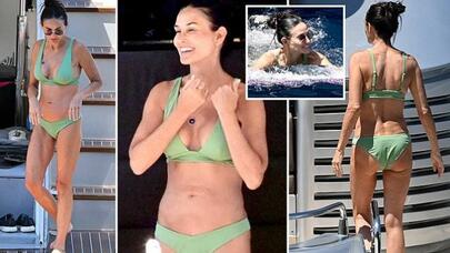Bikinidə fotoları yayılan məşhurun gözəllik sirri: Məşqçisi açıqladı - FOTO