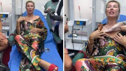 60 yaşlı məşhur bu dəfə "dekolte canavarı" etdirdi - VİDEO 