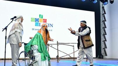 Laçında "Dəli Domrul” tamaşası nümayiş etdirildi - FOTO