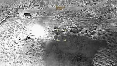 Ermənistana məxsus növbəti atəş nöqtələri məhv edildi - Video