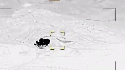 Düşmənə məxsus hərbi hissə sıradan çıxarıldı - Video