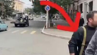 Xankəndidə mülki şəxslər silahlandırılır - VİDEO