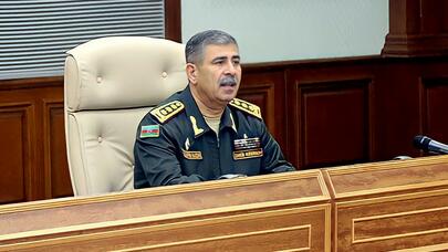 Sərhəddəki mövcud əməliyyat şəraiti təhlil edildi - Tapşırıqlar verildi