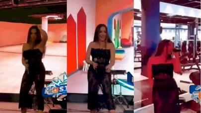 Səhnədə Tünzalənin alt paltarı göründü - Foto