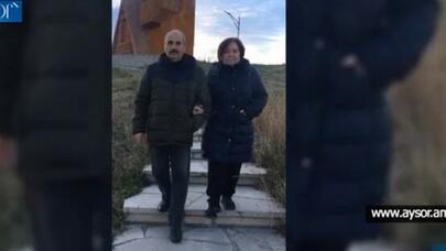 Xankəndidə ermənilər “Bizim dağlar”ı gəzdi - Video