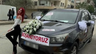 Gəlin maşınını məhkəməyə sürdü - Boşanmaq üçün... - VİDEO