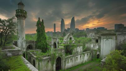 Bakı bir gün unudulsaydı, belə görünərdi - MARAQLI FOTOLAR
