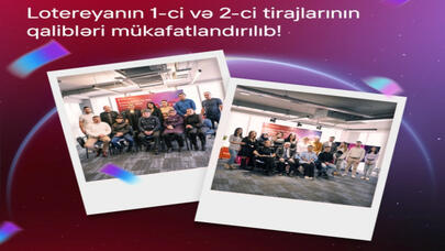 "Birbank"ın “10 001 hədiyyə” lotereyasının qaliblərinə hədiyyələr təqdim edildi