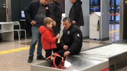 Uşağın çantasındakı silah hava limanında çaxnaşma yaratdı