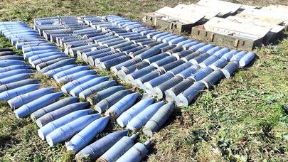 Xocalıda artilleriya mərmiləri aşkarlandı