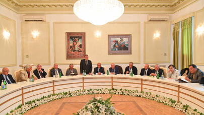 AYB-də şair-dramaturq Xanlar Həmidin 70 illik yubileyi qeyd olundu - FOTO