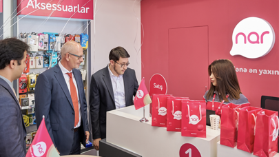 “Nar” satış və xidmət şəbəkəsi Ağstafa şəhərində!