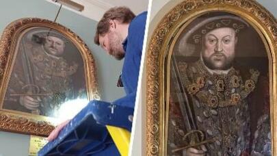 VIII Henrixin itmiş portreti tapıldı