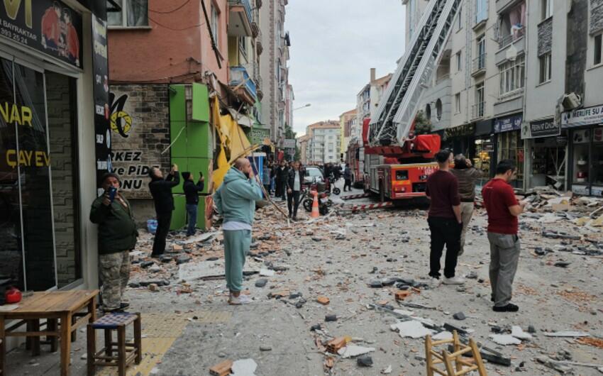 Türkiyədə yaşayış binasında PARTLAYIŞ: 1 ölü, 17 yaralı var