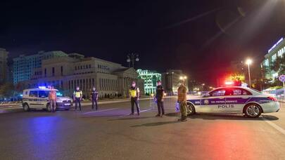 Bakının girişində postlar quruldu - VİDEO