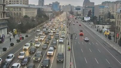 Bakıda səhər tıxacı