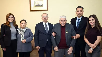 Nazirlik nümayəndələri Arif Babayevin evində - FOTO