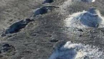 Bu şəhərə QARA QAR YAĞDI - FOTO