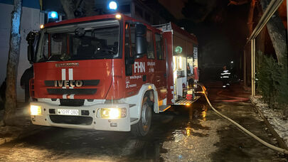 DSX Aparatının inzibati binasında yanğın oldu