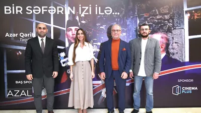 Nizami Kino Mərkəzində "Bir səfərin izi ilə - Böyük Britaniya" filminin təqdimatı oldu - FOTO