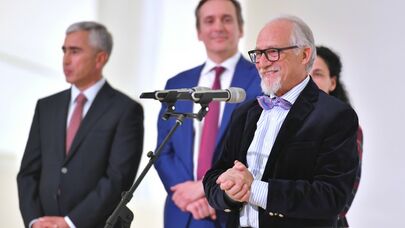 Heydər Əliyev Mərkəzində italyan heykəltaraşın sərgisi açıldı - FOTO