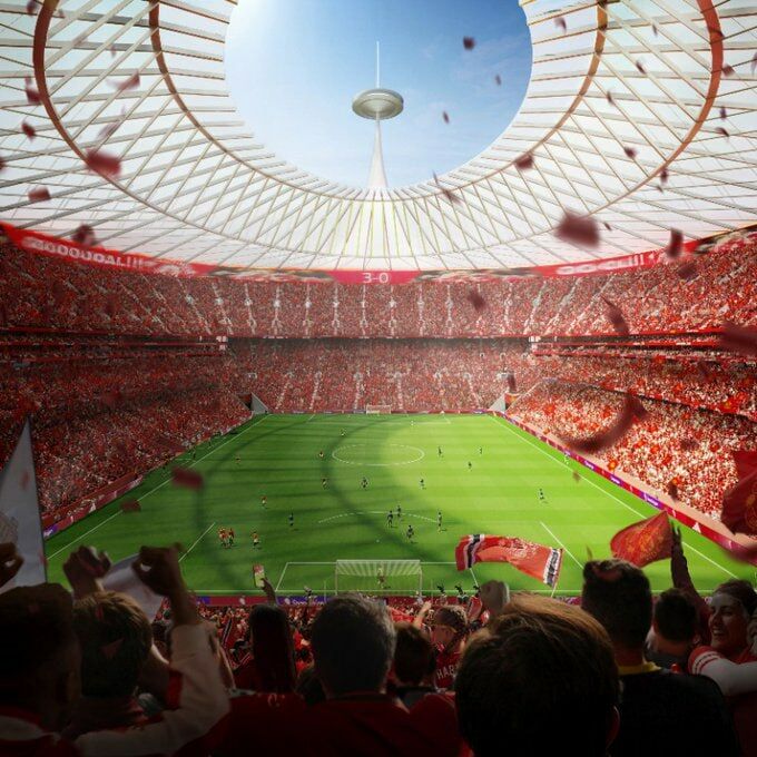 "Yunayted"in yeni stadionu belə olacaq: Fanatastik FOTOLAR
