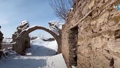 Qərbi Azərbaycandakı Əkərək məscidi və Talın qalası 37 ildən sonra ilk dəfə görüntüləndi - VİDEO