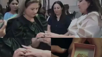 Valideynlərin qızıl üzük hədiyyə etdiyi müəllim GÖRÜN NƏ DEYİB - FOTO