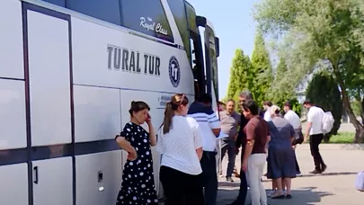 Rayon avtovağzallarında sərnişin sıxlığı yarandı - Video