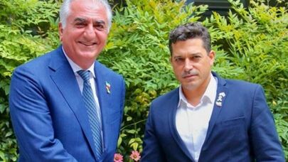 İsrailli nazir İran şahının oğlu ilə şəklini paylaşdı - “Tezliklə Tehranda”