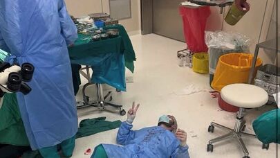 Azərbaycanda həkim 32 saatlıq əməliyyatdan sonra bu hala düşdü - Foto