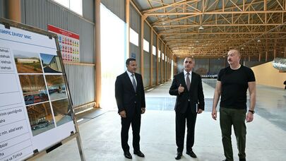 Xocalı kərpic zavodunun açılışı oldu - FOTO