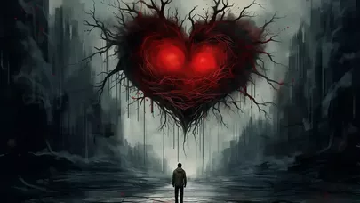 Meşədə "qan ağlayan ürək" tapıldı - FOTO