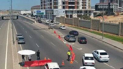 Axşamkı konsertə görə bu yol bağlandı - FOTO