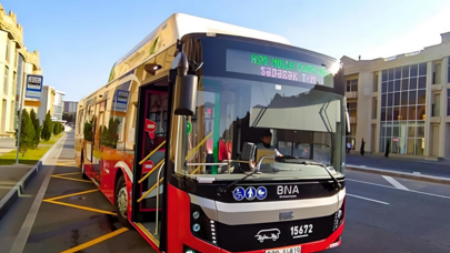 Bakıda iki marşrut üzrə avtobuslar yenilənir