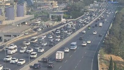 Bakının bu yollarında tıxac var