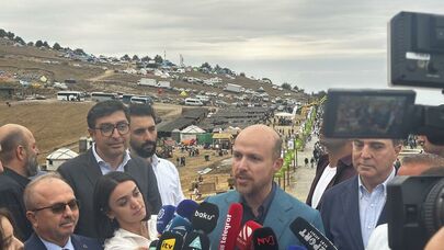 Ərdoğanın oğlu Azərbaycana gəldi - FOTO/VİDEO