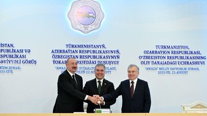 Üç ölkə lideri mətbuata birgə bəyanatla çıxış etdilər - Foto/Yeniləndi